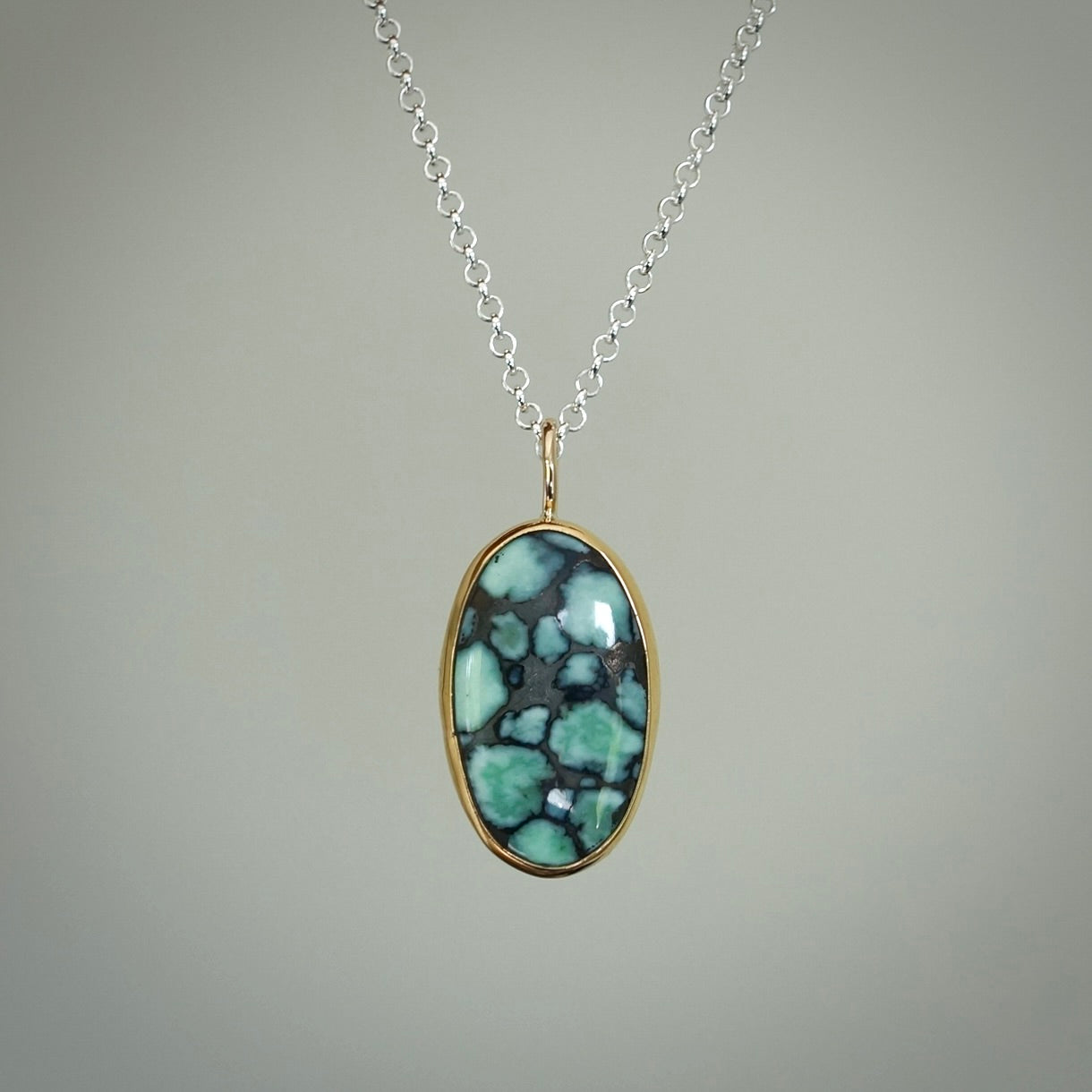 Desert Bloom Variscite pendant