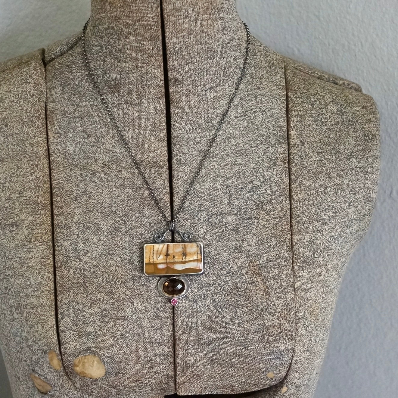 Sunset Tree Lake Pendant