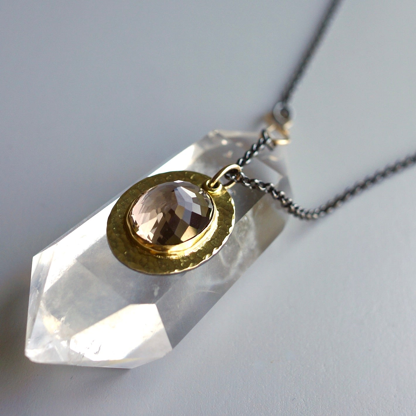 Smoky quartz pendant