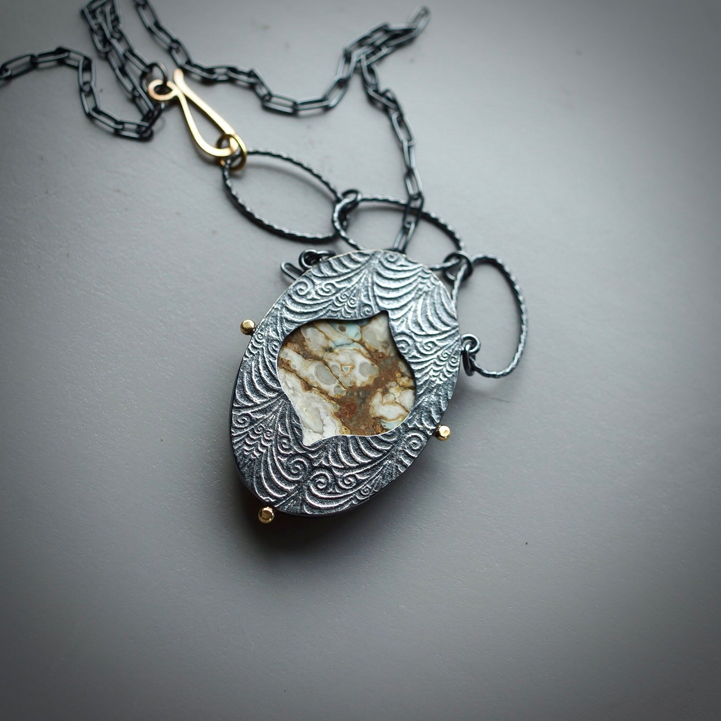 7 Dwarfs turquoise necklace