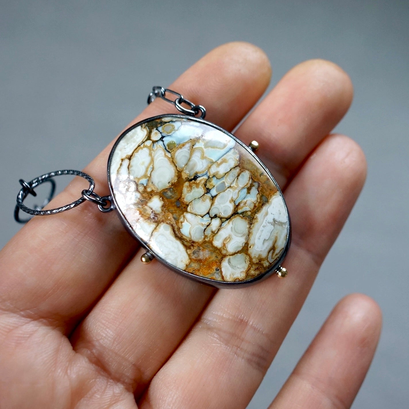 7 Dwarfs turquoise necklace