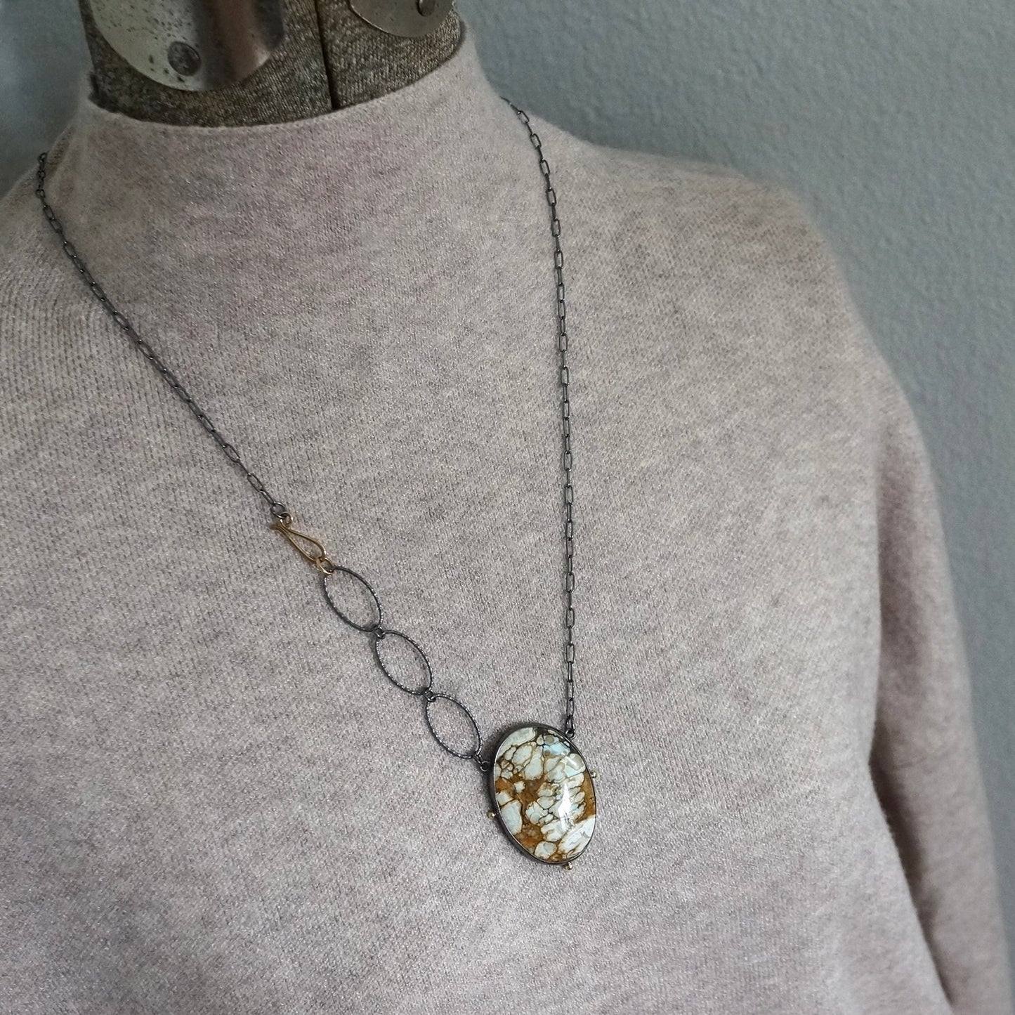 7 Dwarfs turquoise necklace