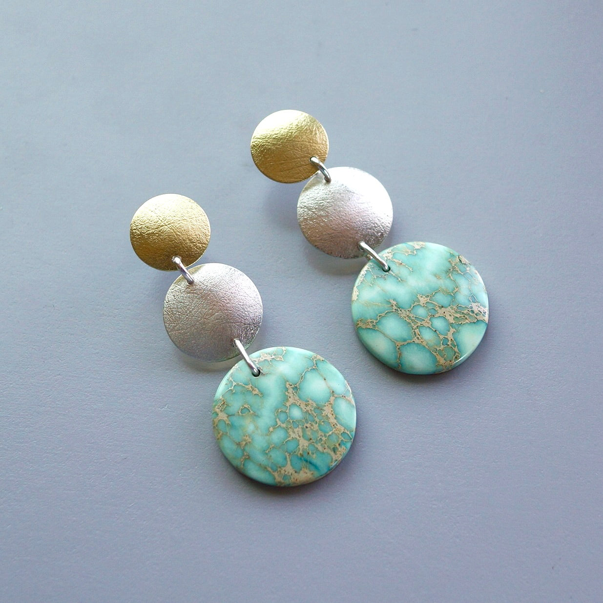 Sea sediment jasper earrings