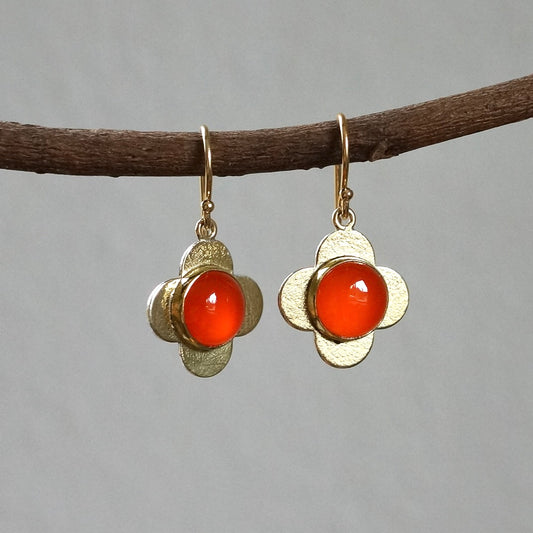 Carnelian earrings