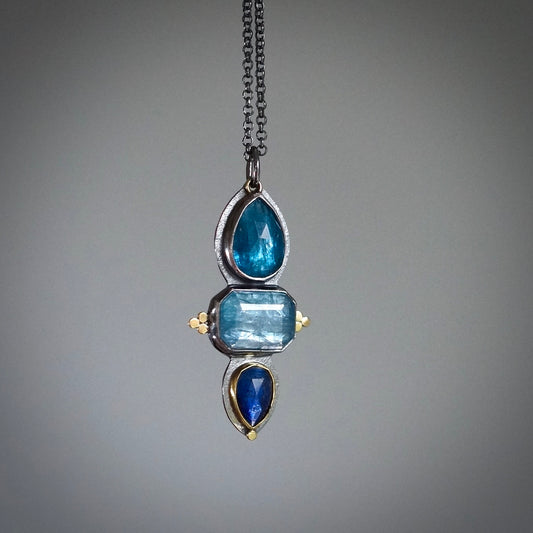 Kyanite Trio pendant