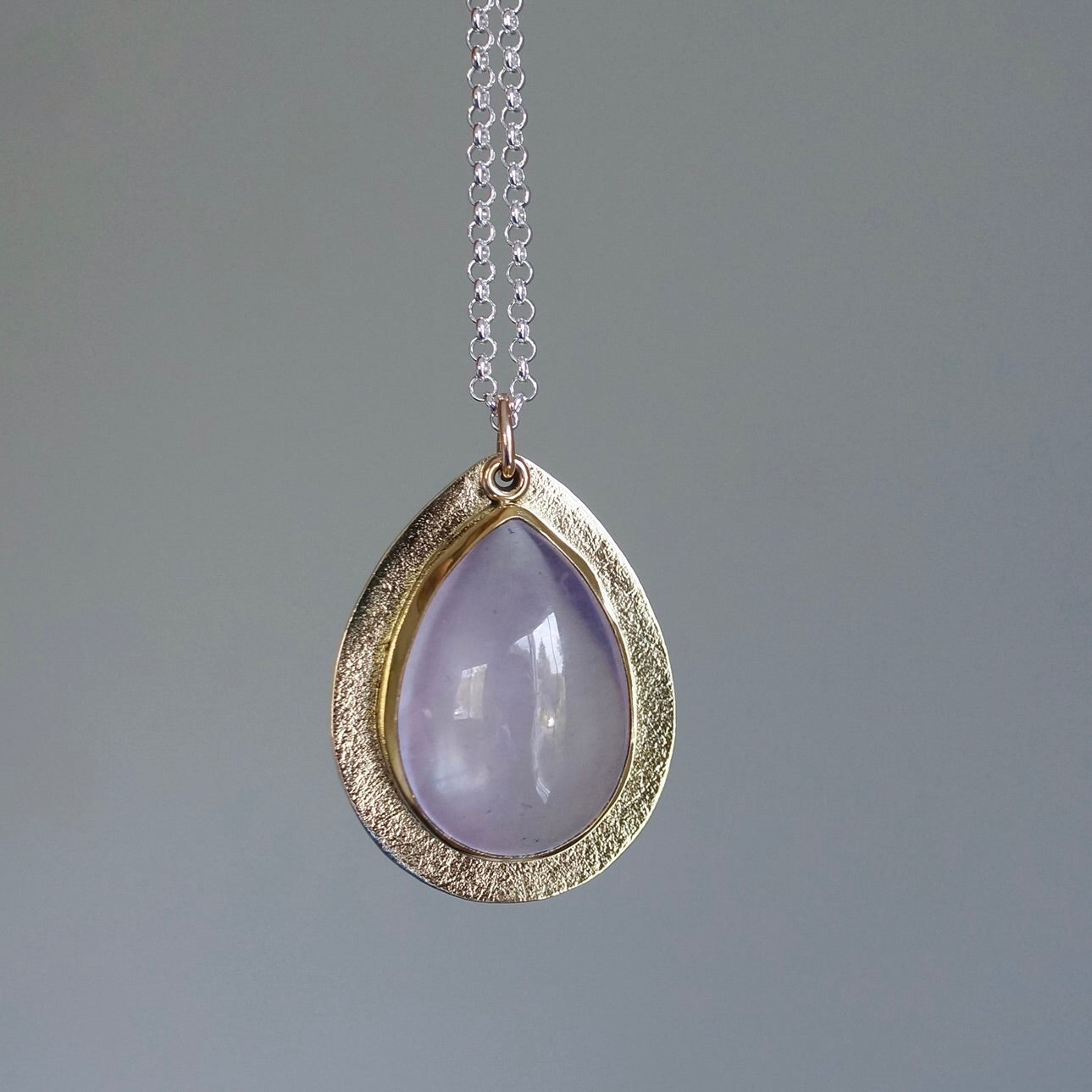 Large Morganite pendant