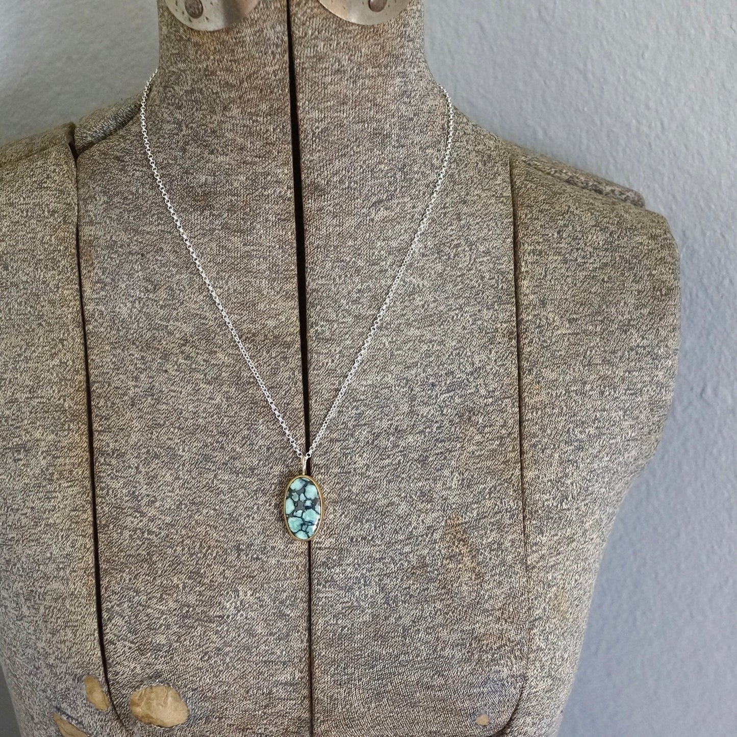 Desert Bloom Variscite pendant