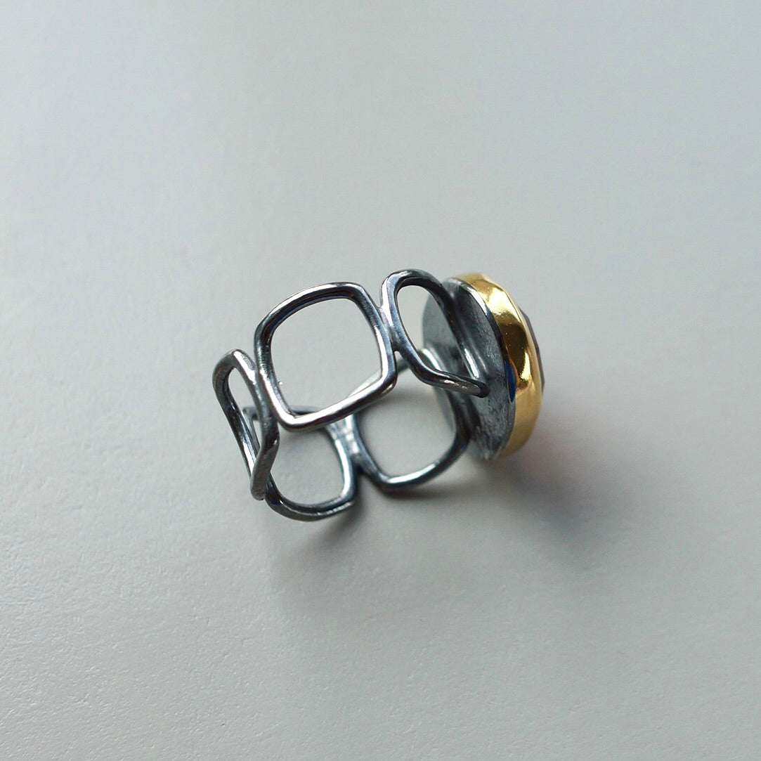 Sparkly citrine ring