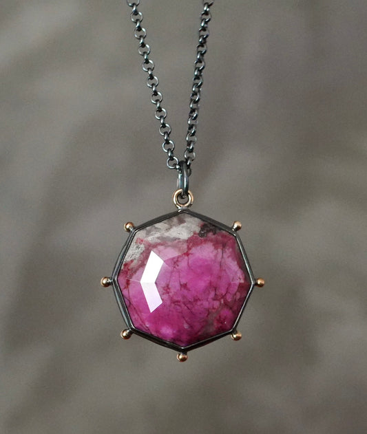 Cobalto calcite pendant