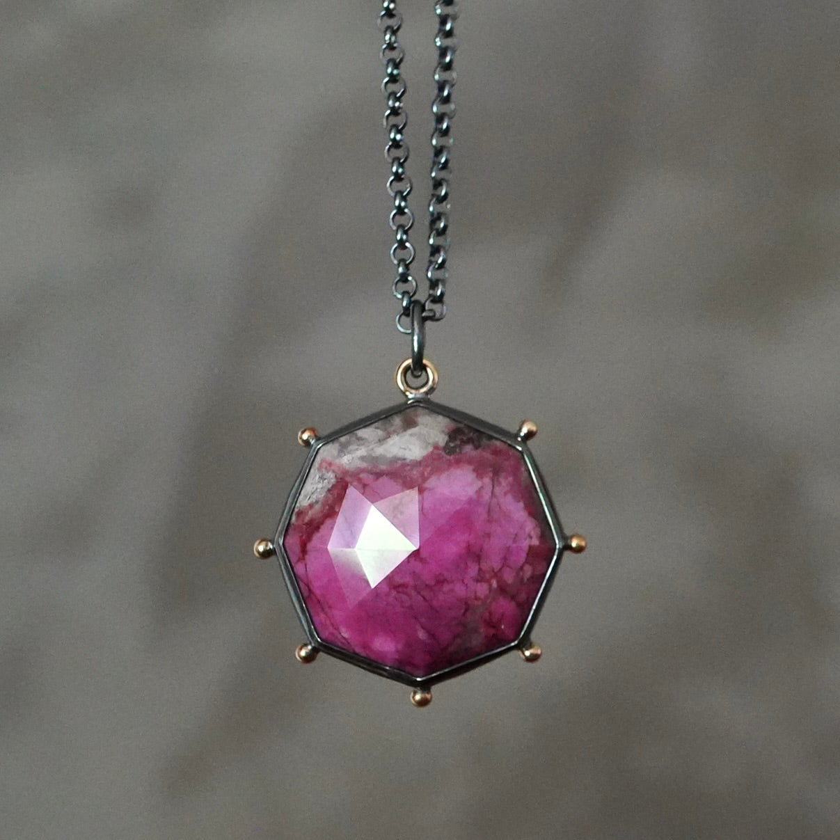 Cobalto calcite pendant