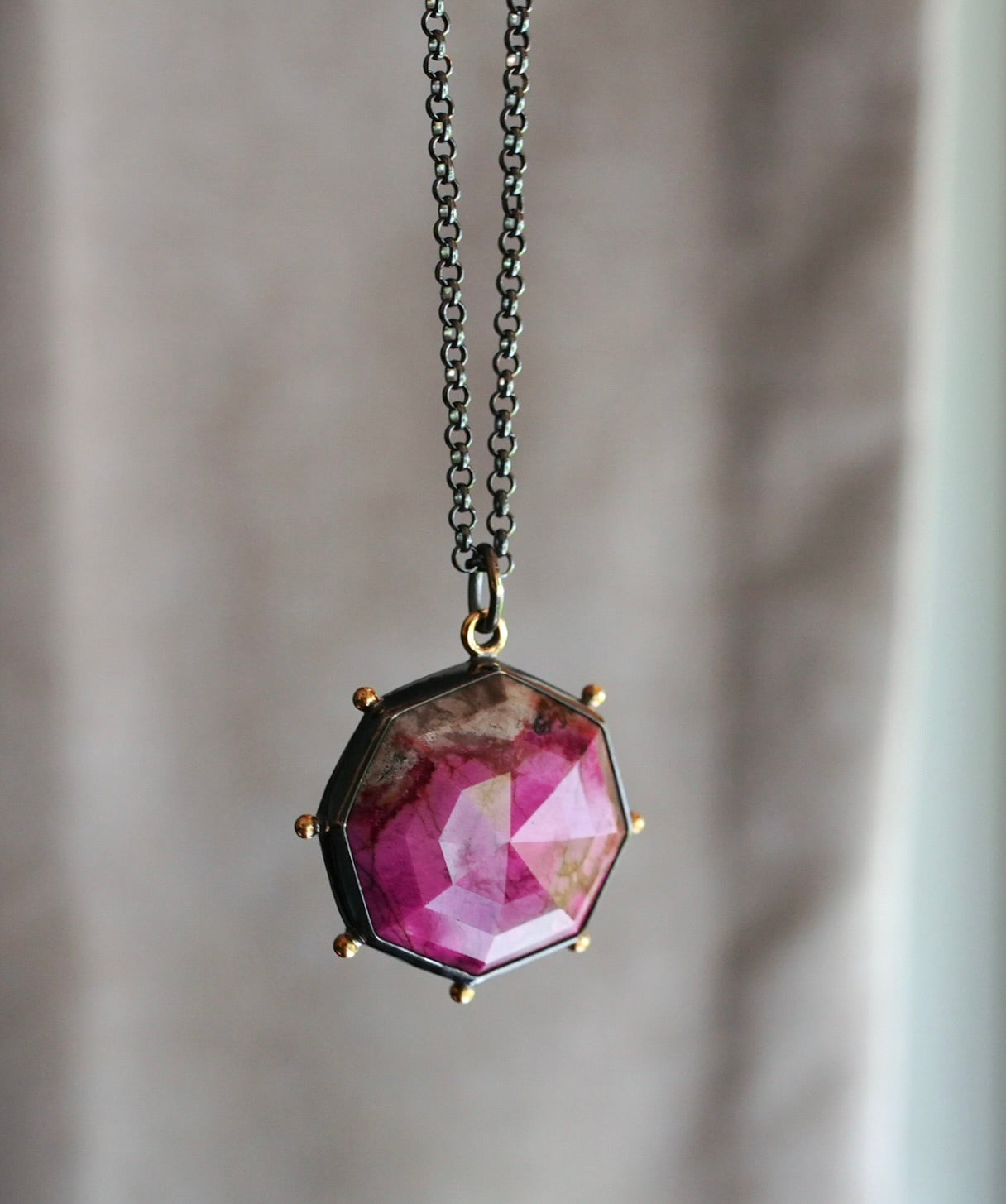 Cobalto calcite pendant