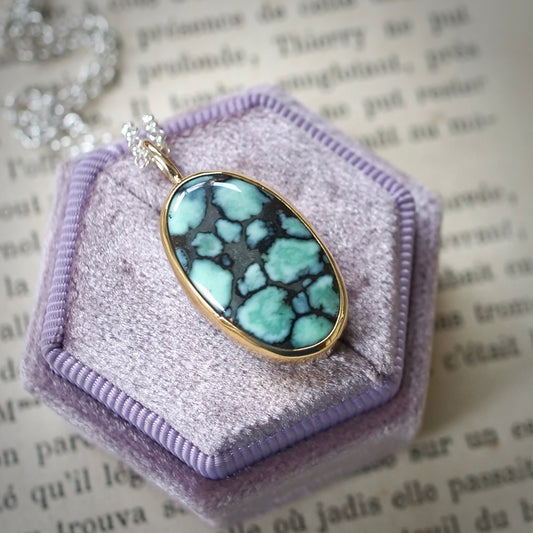 Desert Bloom Variscite pendant