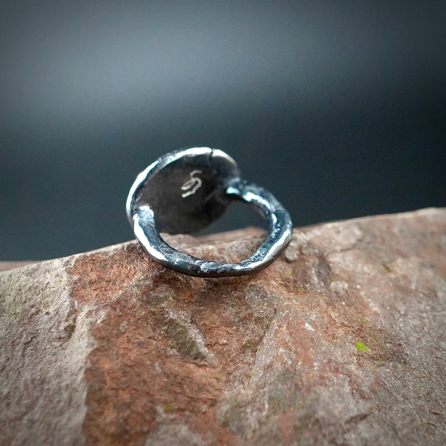 Australian opal Wabi Sabi ring