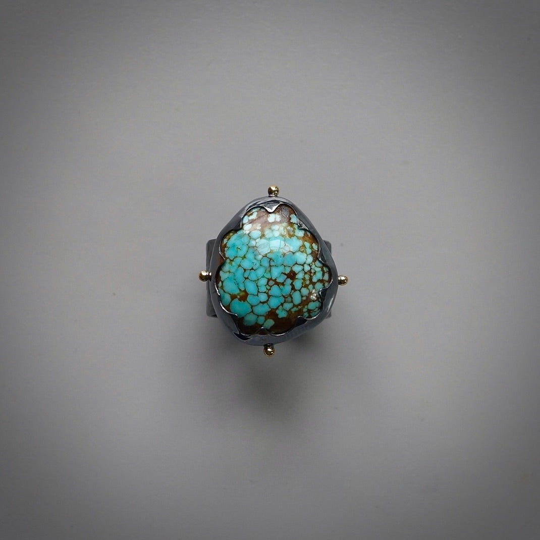 Number 8 turquoise ring