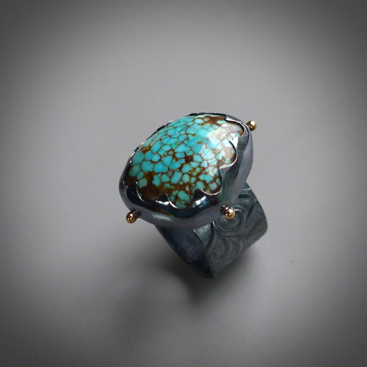 Number 8 turquoise ring