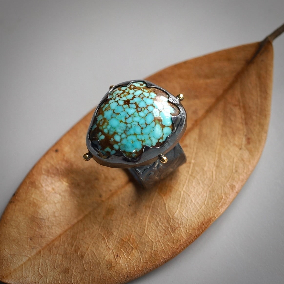 Number 8 turquoise ring