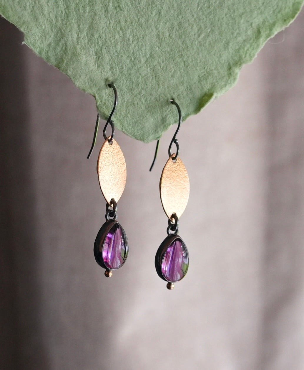Amethyst earrings