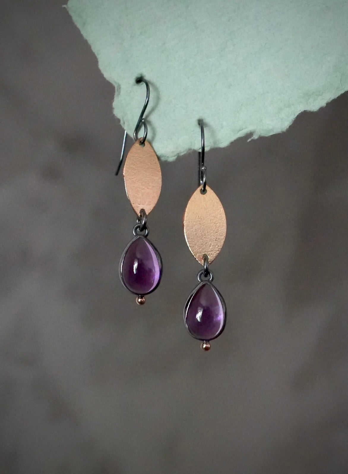 Amethyst earrings