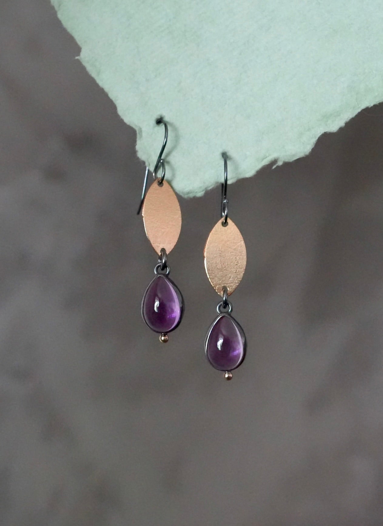 Amethyst earrings