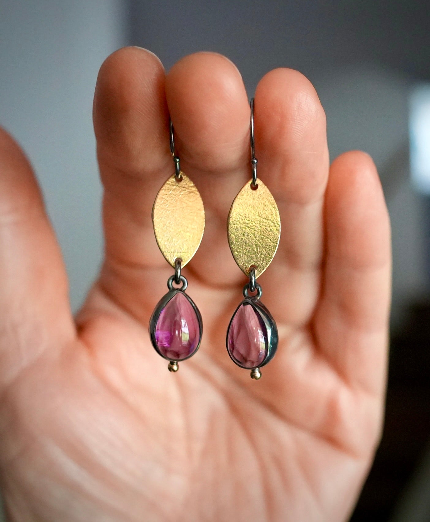 Amethyst earrings