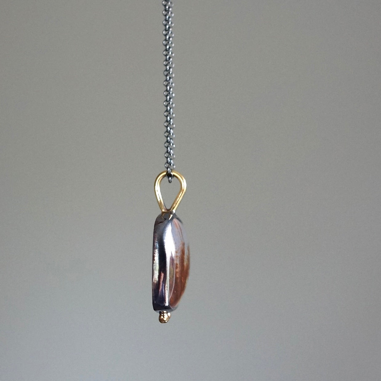 Dendritic agate pendant