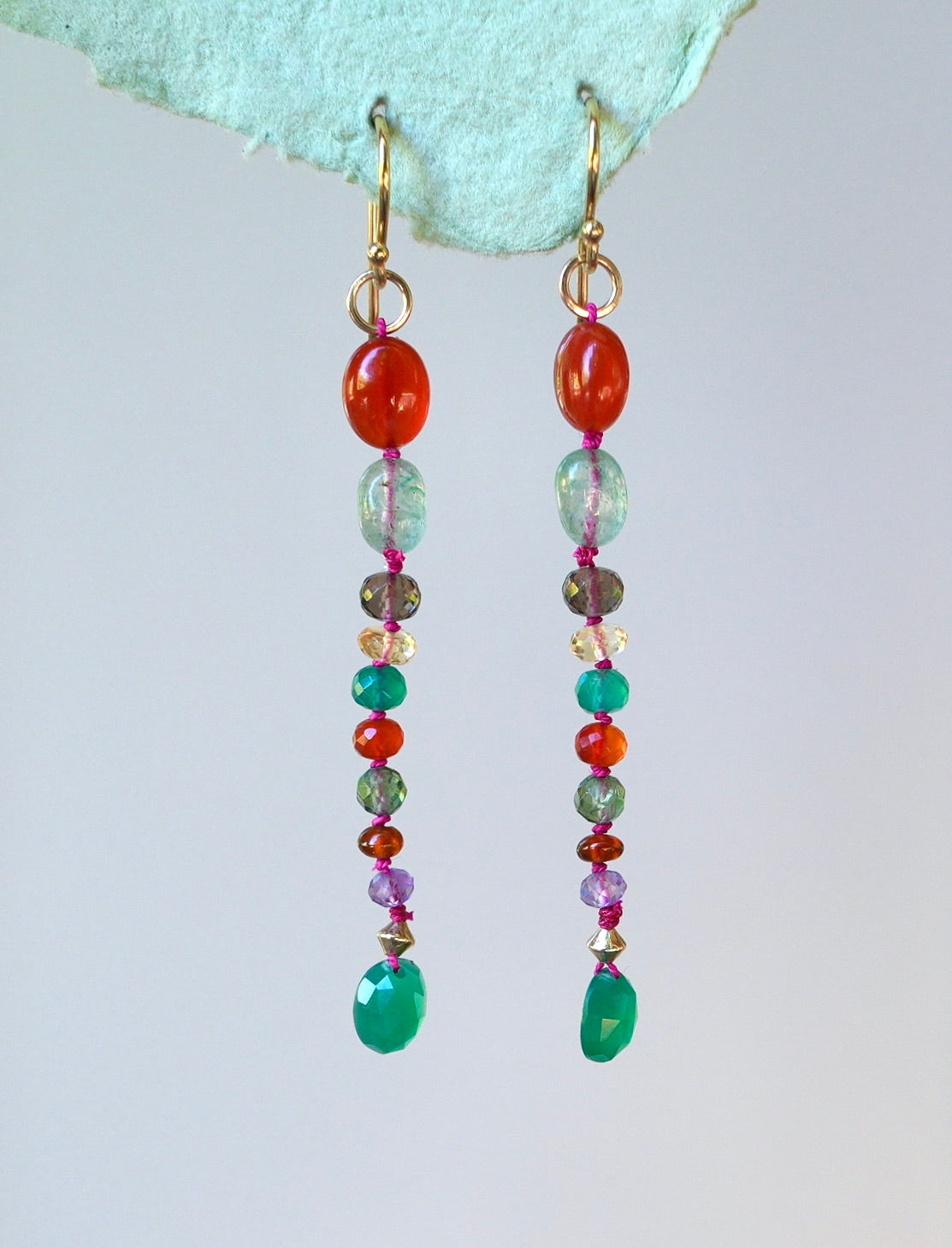 Gemstone Confetti earrings