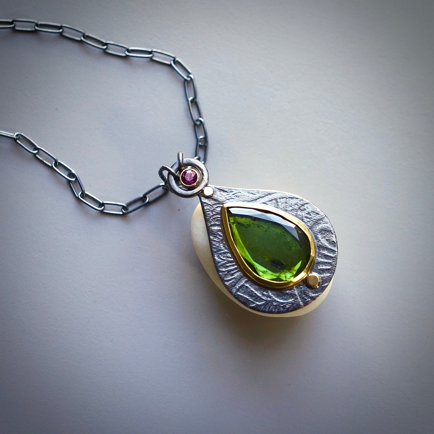 Green tourmaline pendant