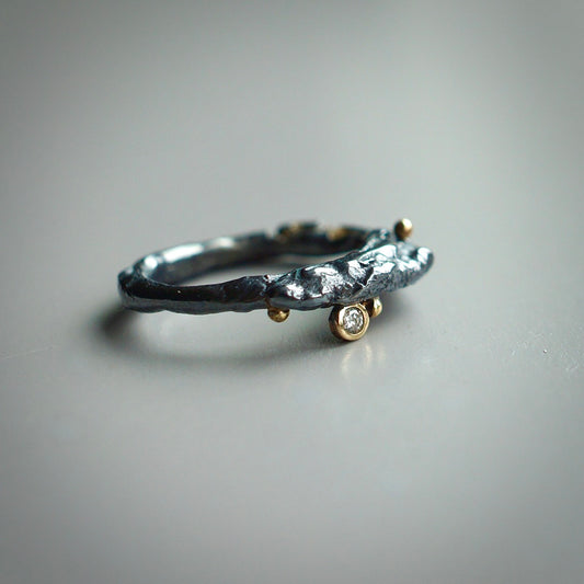 Woodland Ring with Diamond