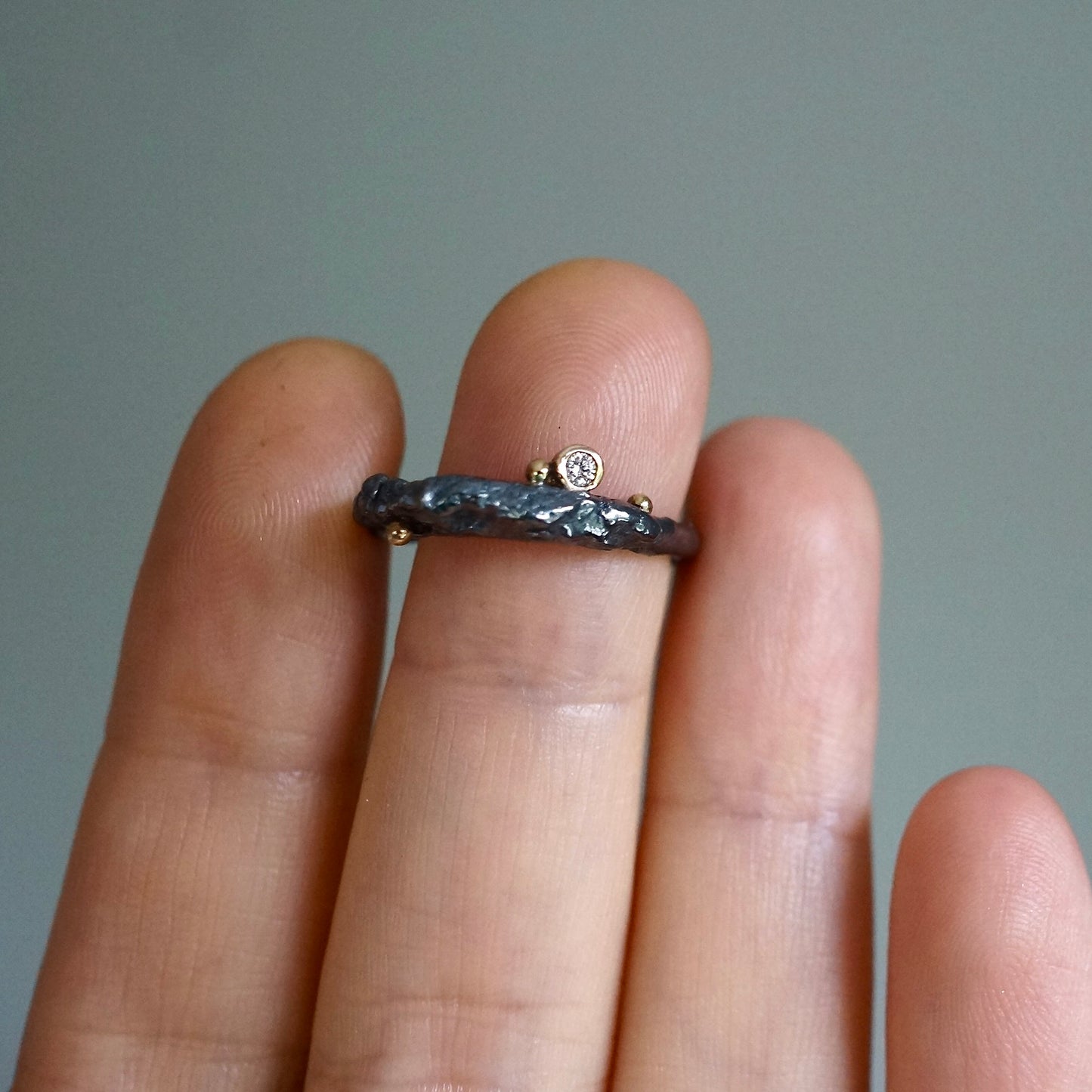 Woodland Ring with Diamond