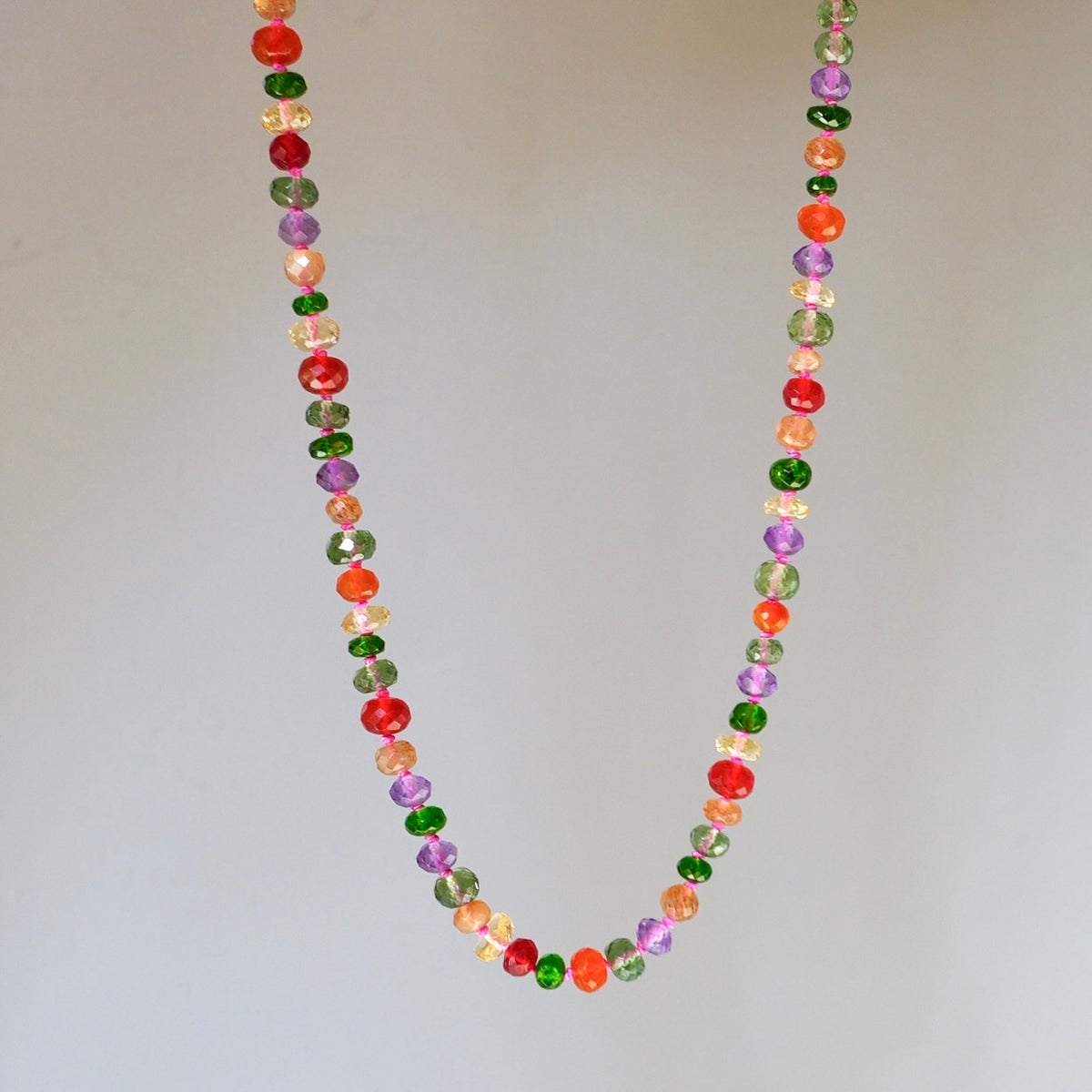 26” Gemstone Confetti necklace