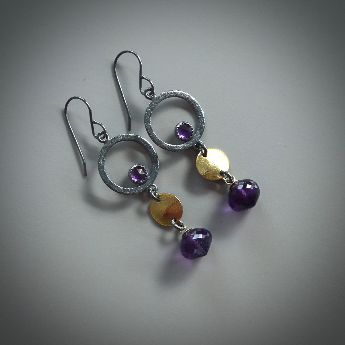 Amethyst earrings