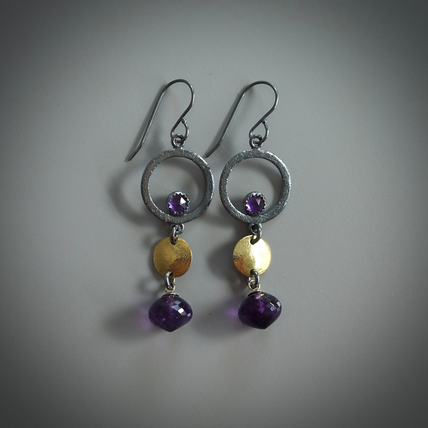 Amethyst earrings