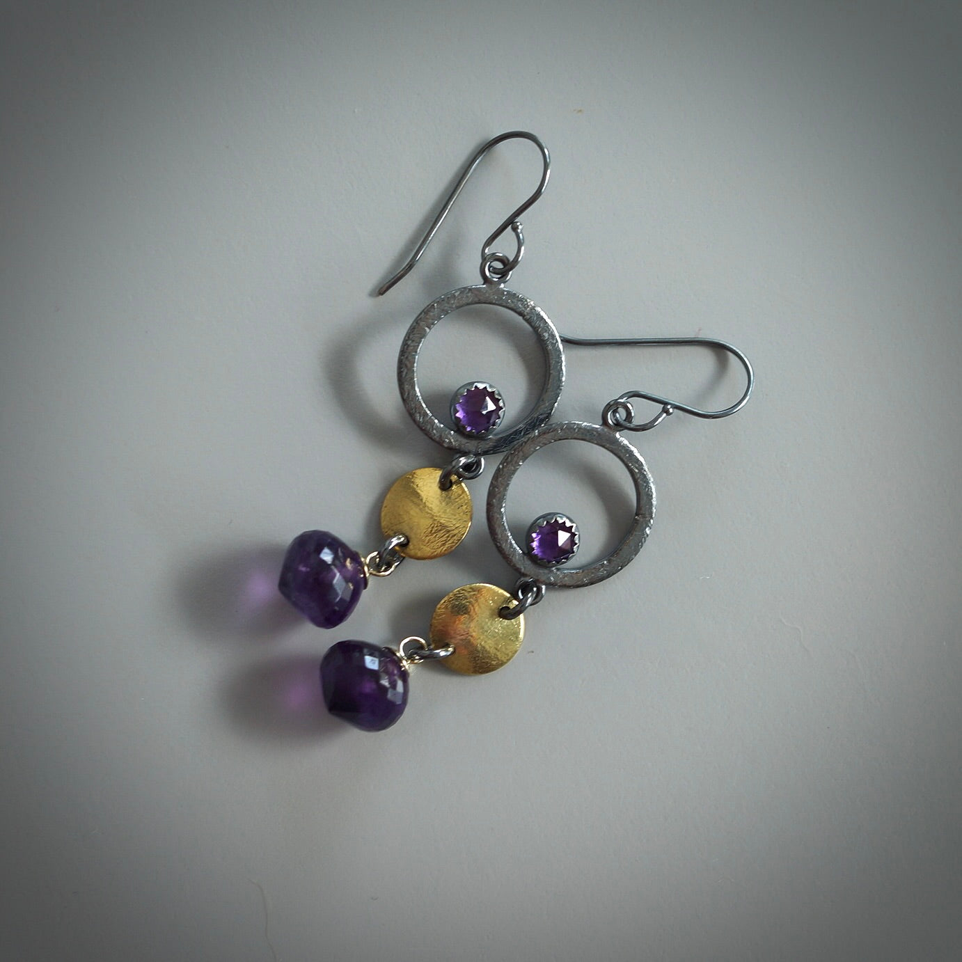 Amethyst earrings