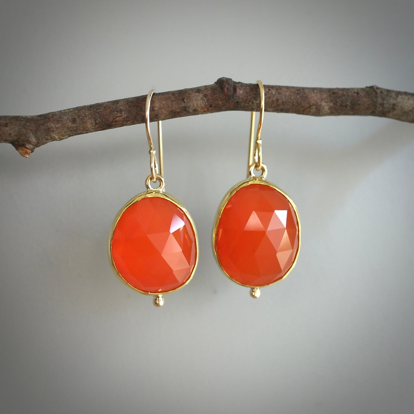 Carnelian earrings