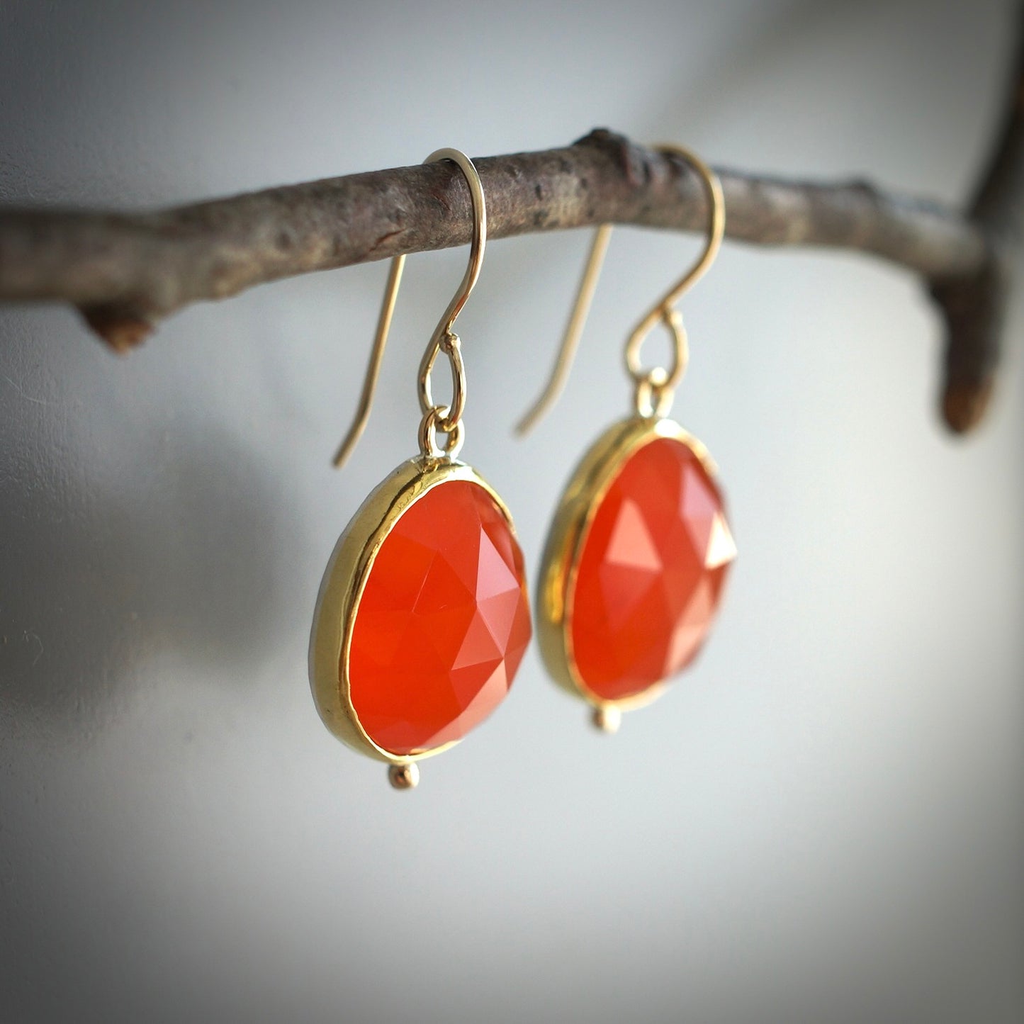 Carnelian earrings