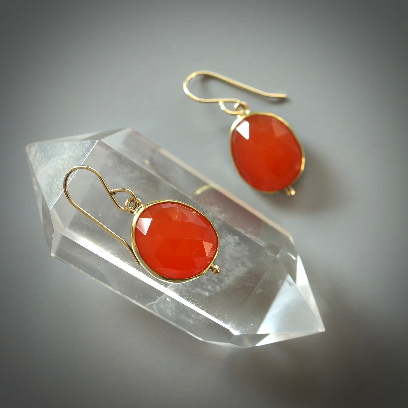 Carnelian earrings