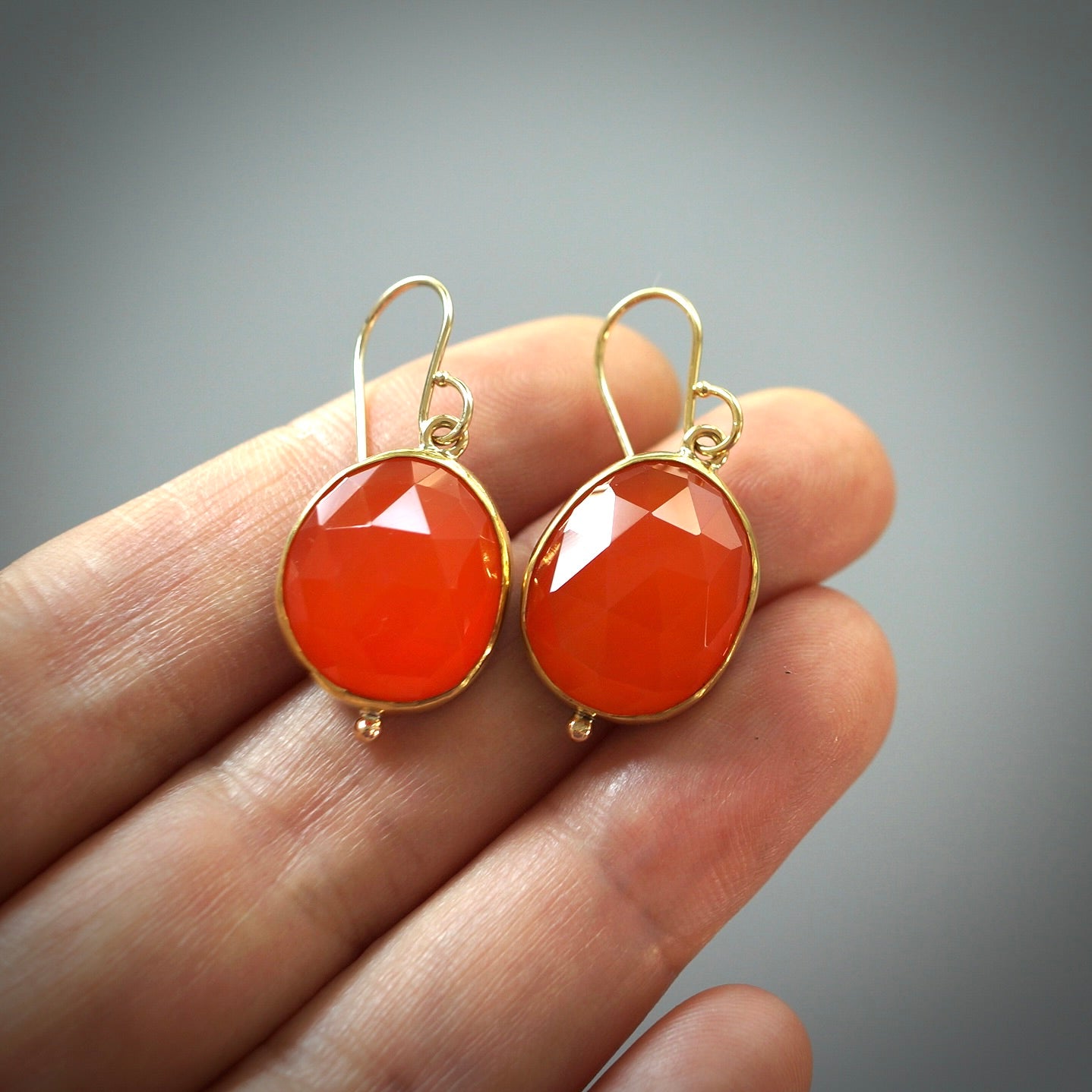 Carnelian earrings