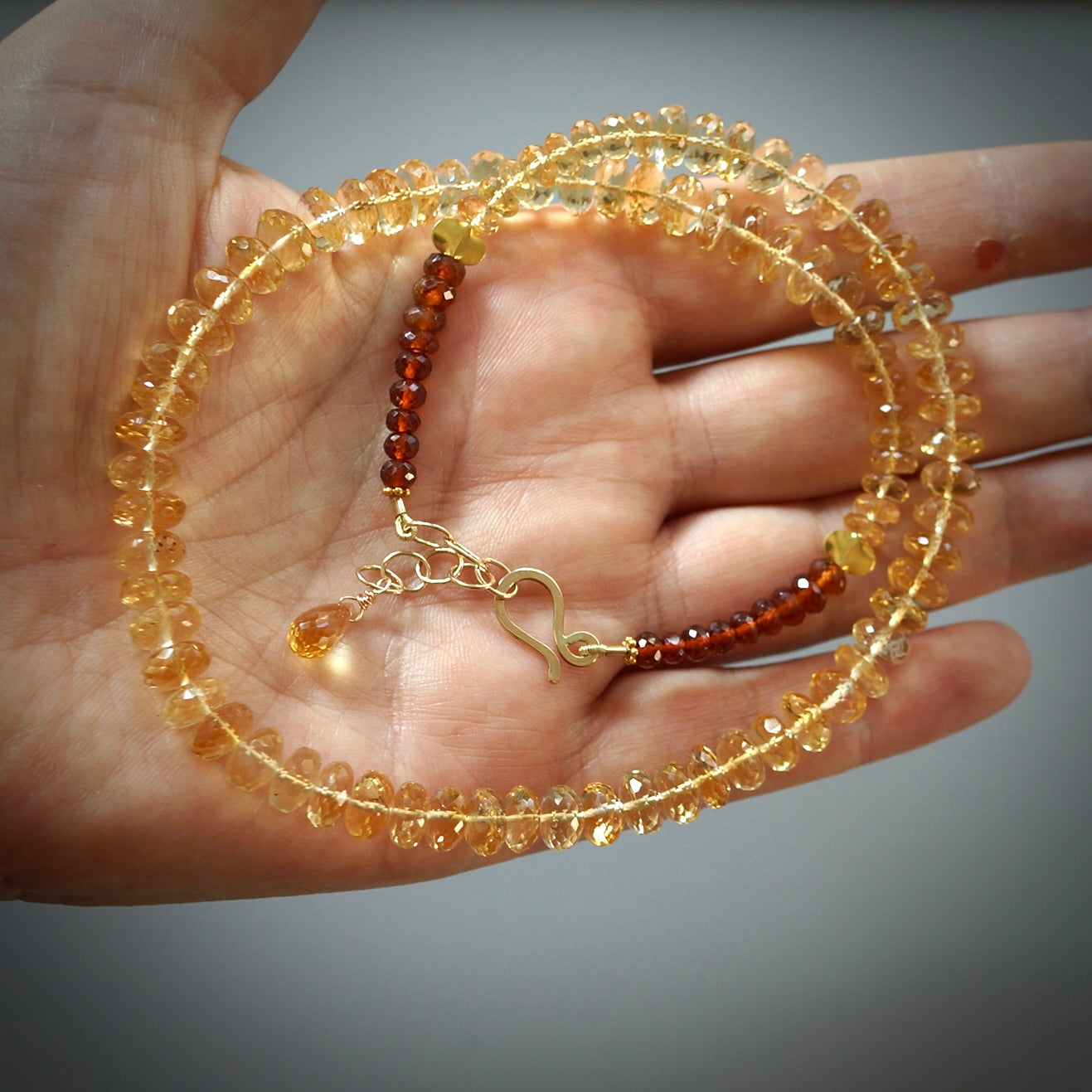 Citrine necklace