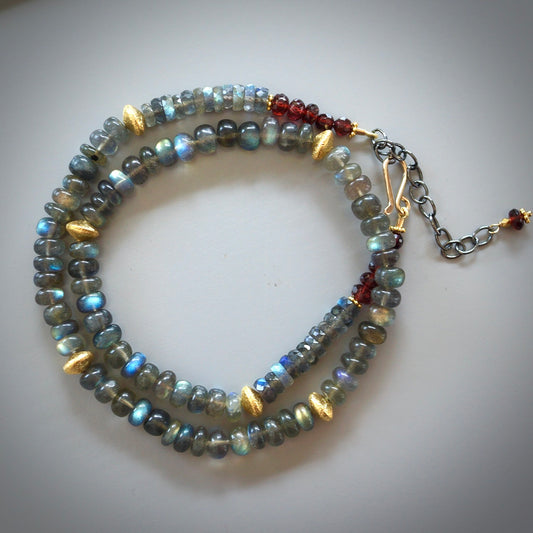 Labradorite necklace