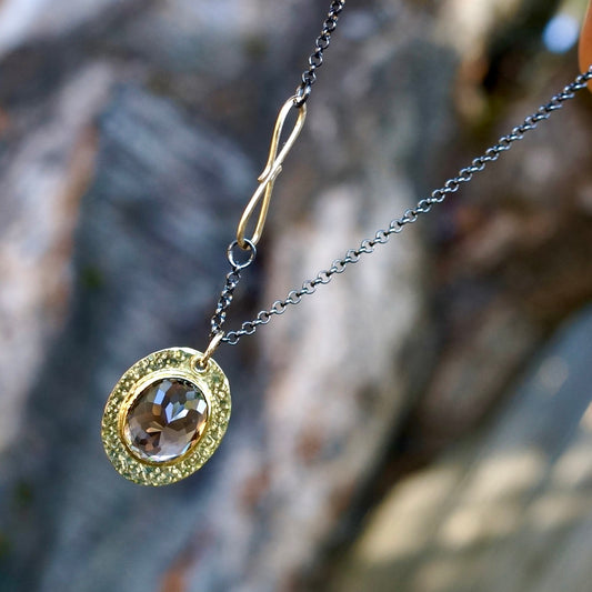 Smoky quartz pendant