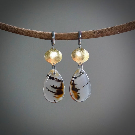 Montana agate earrings
