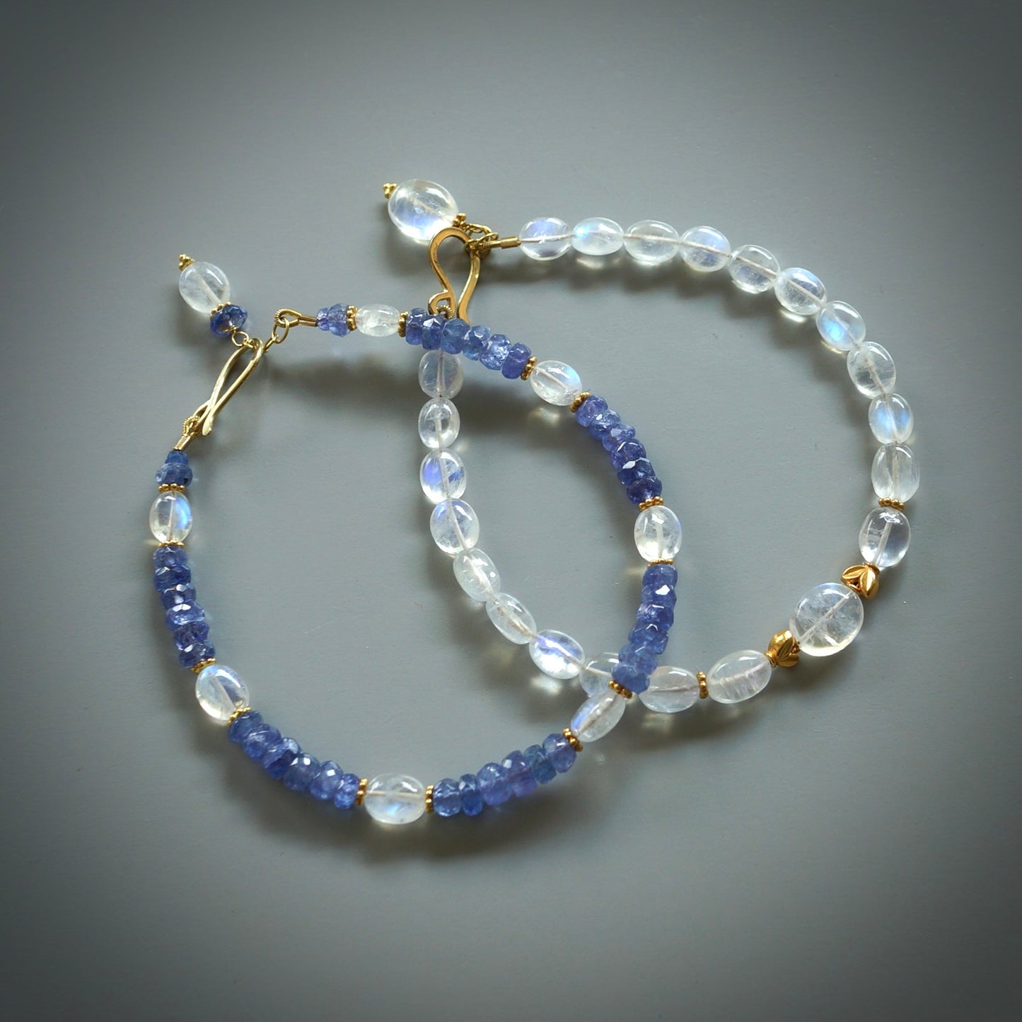 Rainbow moonstone bracelet