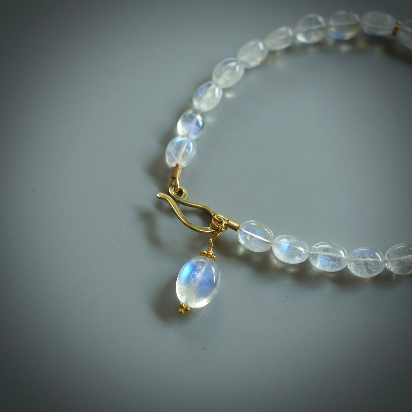 Rainbow moonstone bracelet