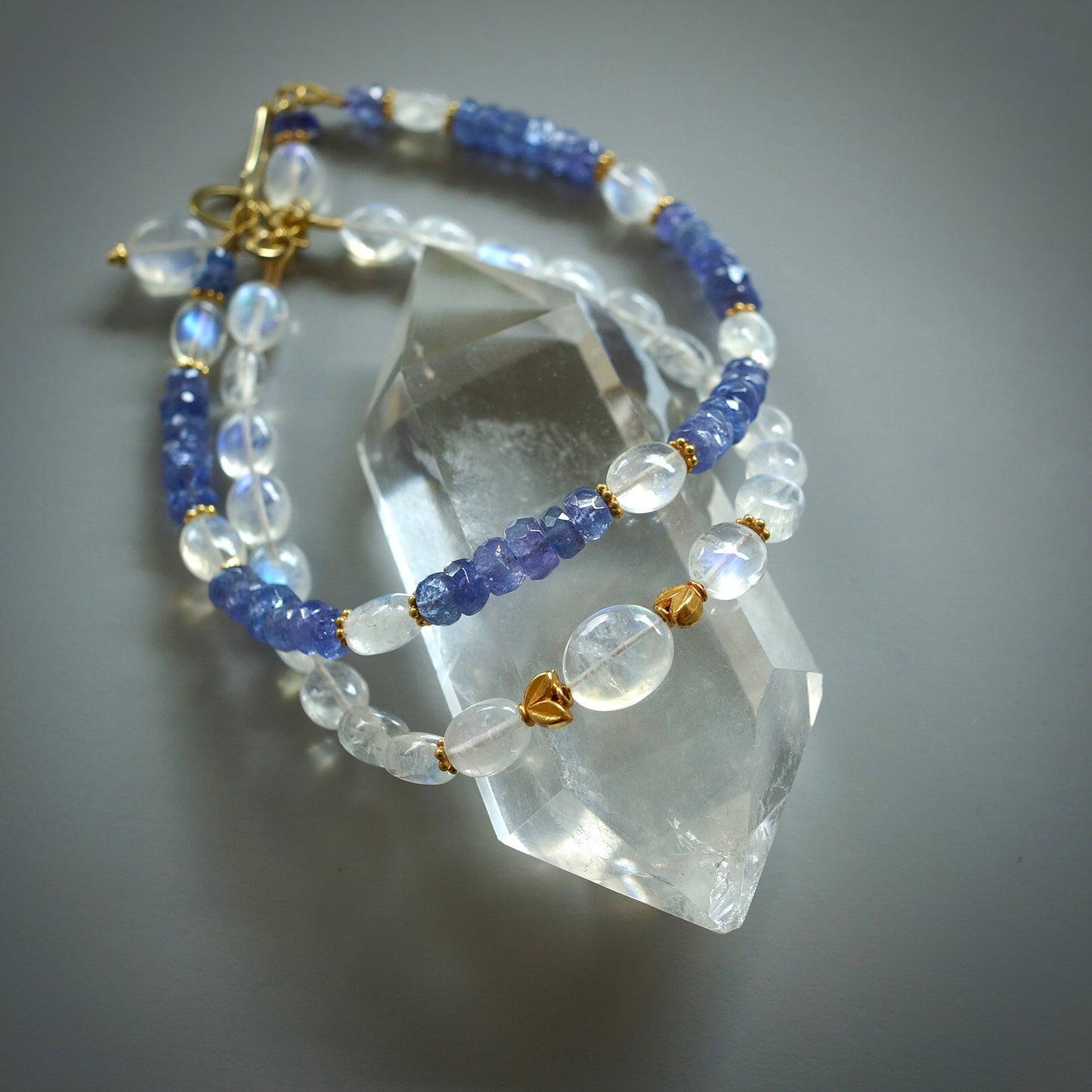 Rainbow moonstone bracelet