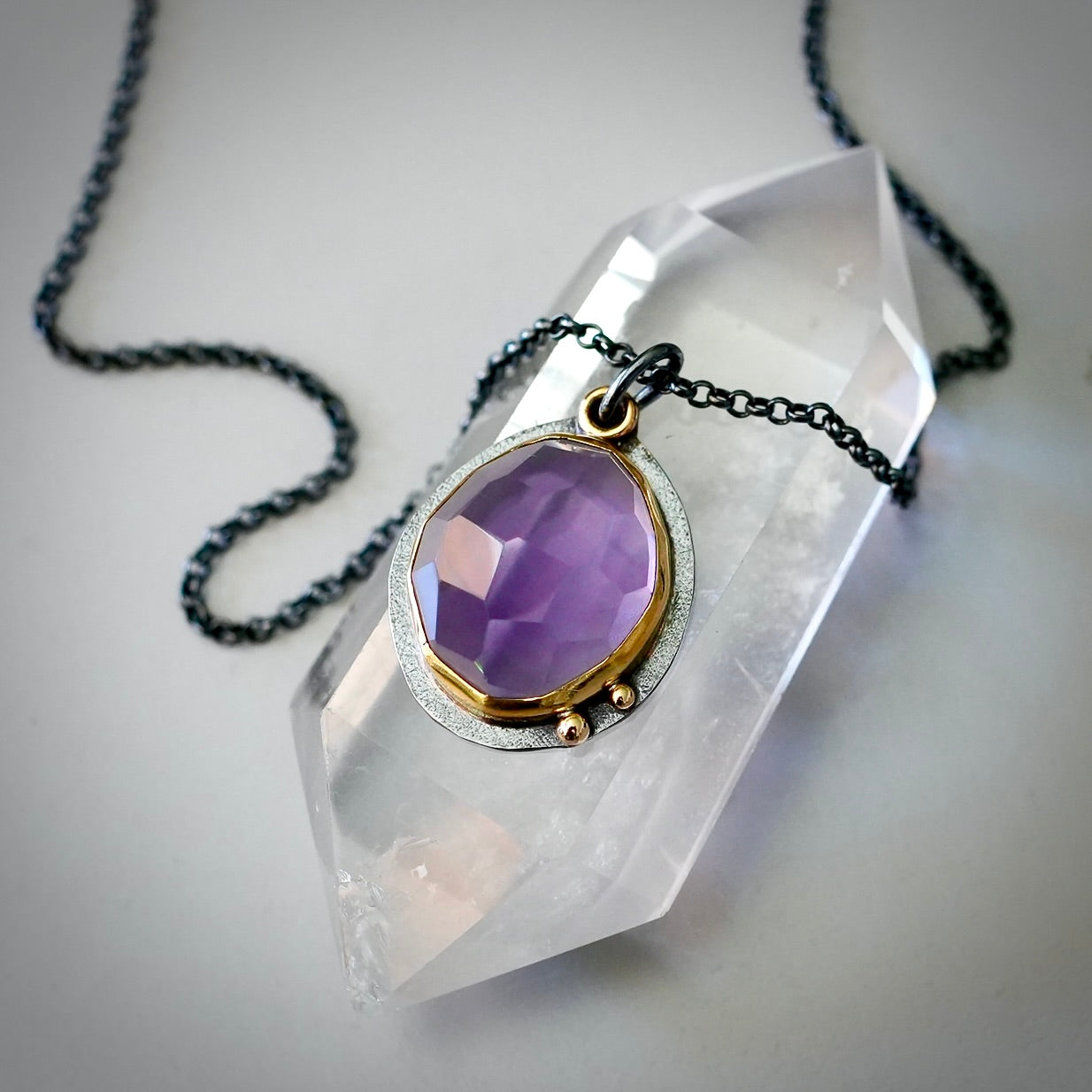 Lavender Amethyst pendant
