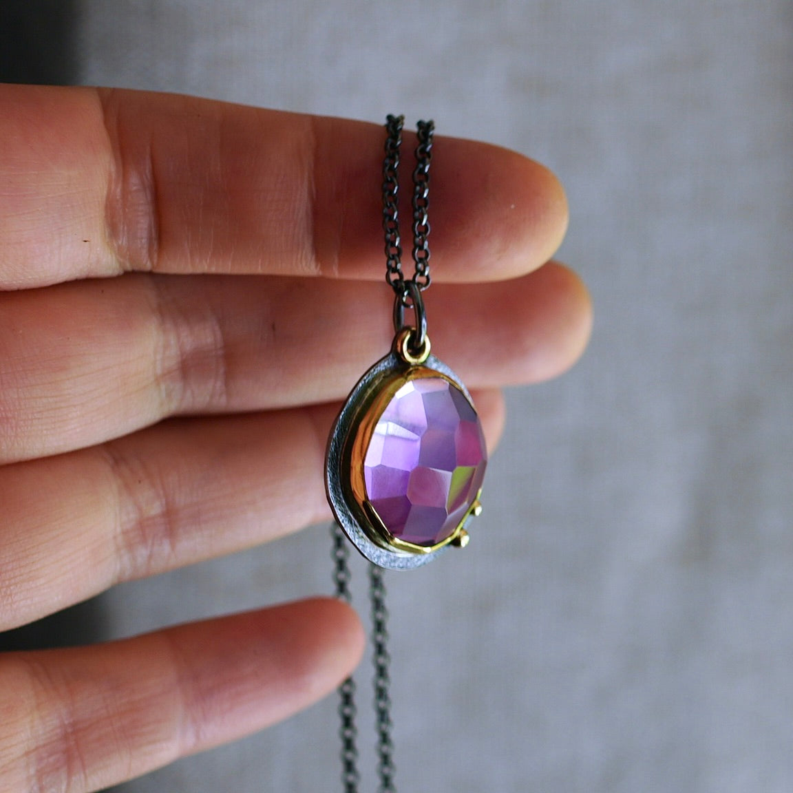 Lavender Amethyst pendant