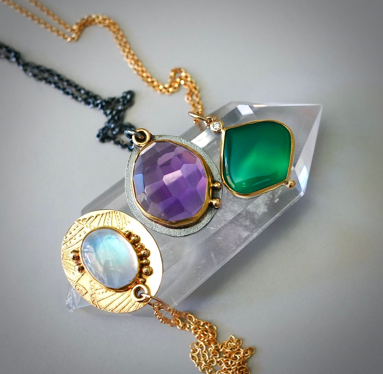 Lavender Amethyst pendant