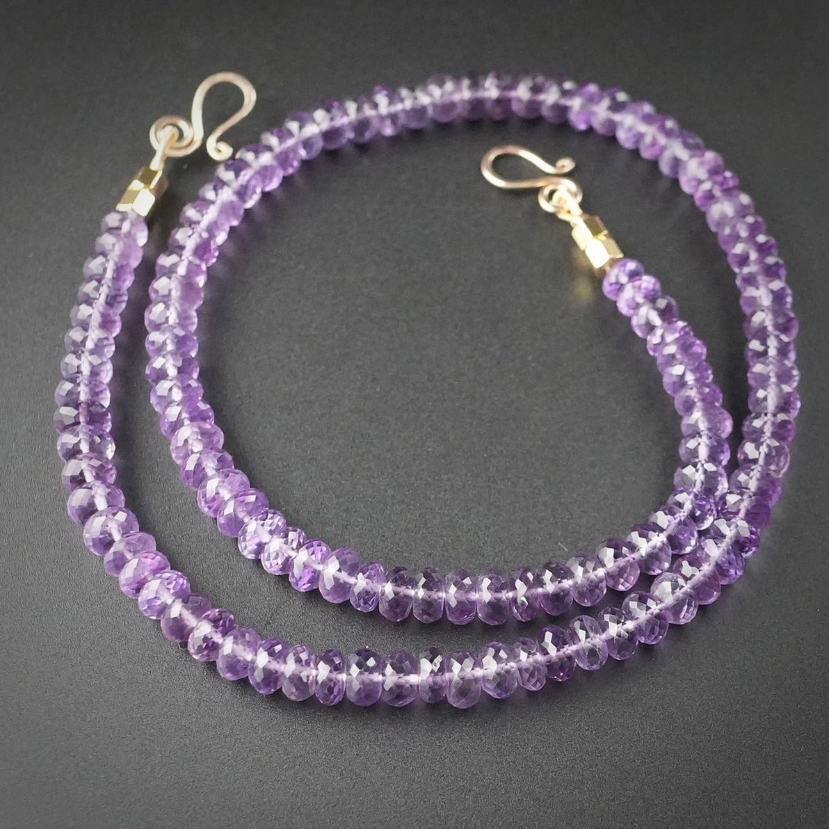 Amethyst necklace -