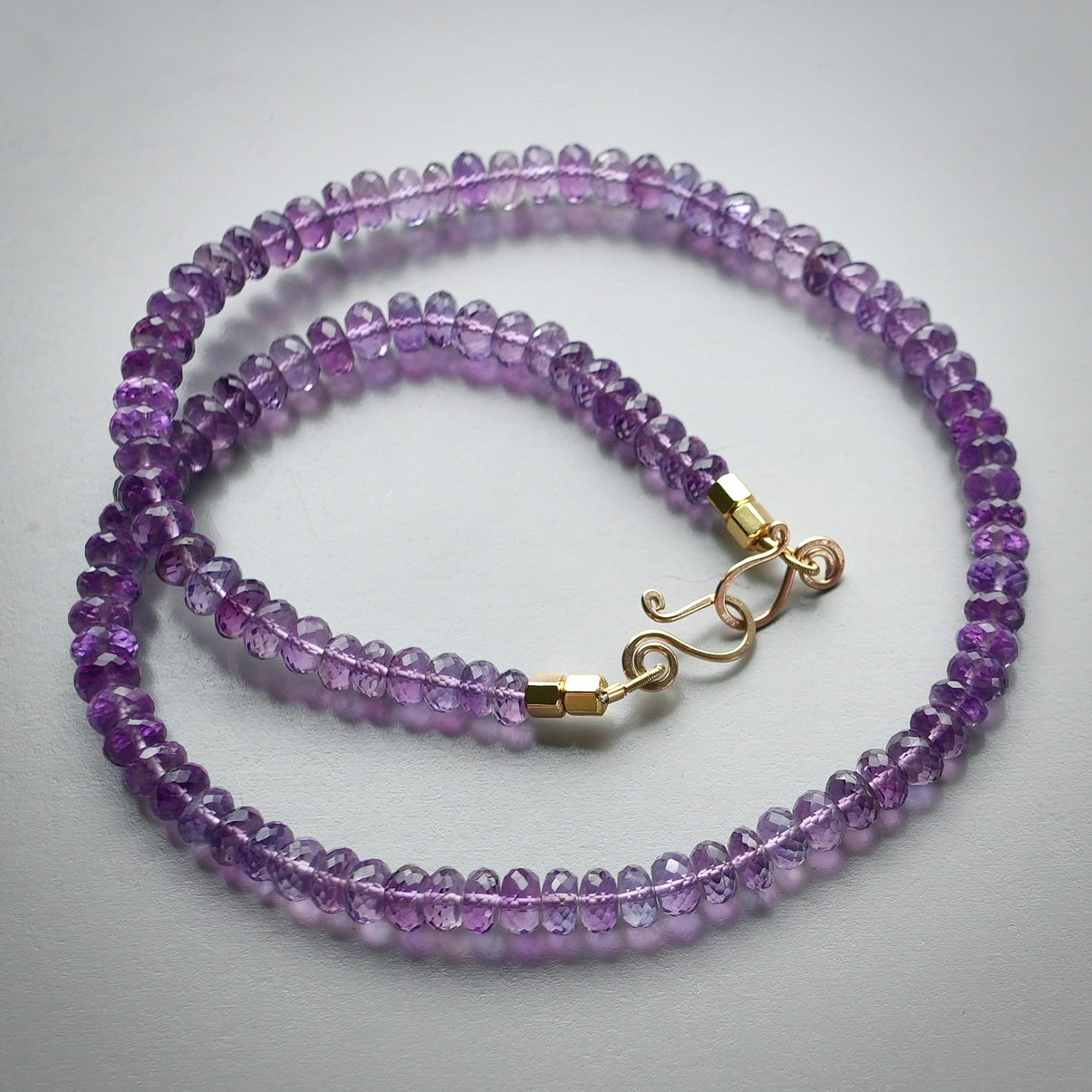 Amethyst necklace -