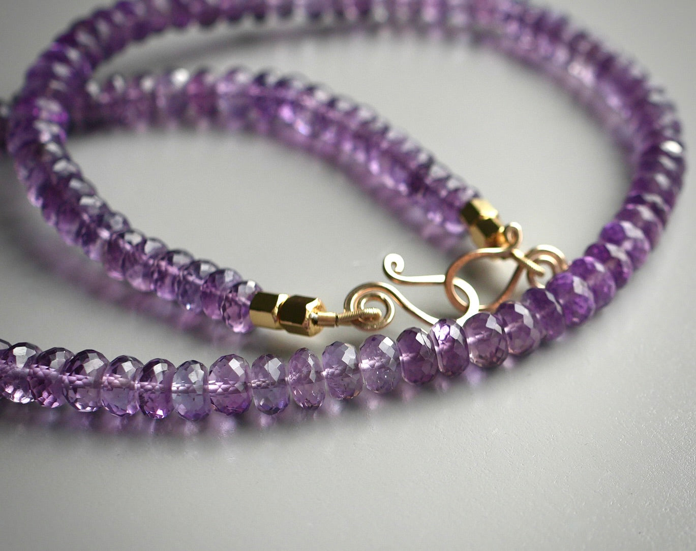 Amethyst necklace -
